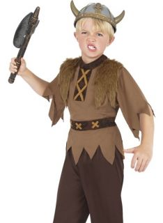 Kids Viking Warrior Boys Barbarian Halloween Costume