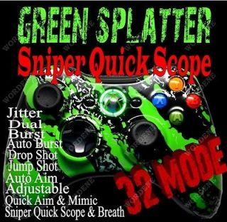   32 Mode RAPID FIRE Modded Xbox 360 Controller HALO 4 BLACK OPS 2