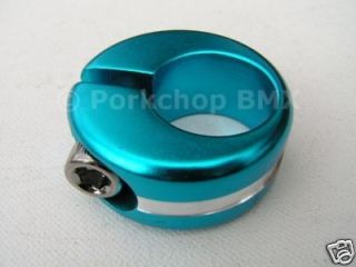 Peregrine style BMX seat clamp 25.4mm 1 BLUE ANODIZED