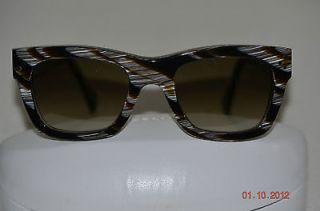 New Celine Paris Sunglasses SC1732 Brown Horn 0W36 Wayfarer