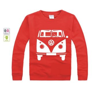 Volkswagen Bus/Vanagon 1960 VW Van Camper Red Pullover Sweater Sz XS 