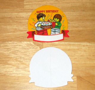   NEW LEGO BIRTHDAY PARTY SELF STICKING NAME TAGS, NAMETAG, PLACE CARDS