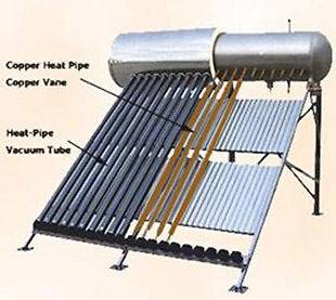   15 Vacuum Tube Pressurized Passive Solar Water Heater System Tank