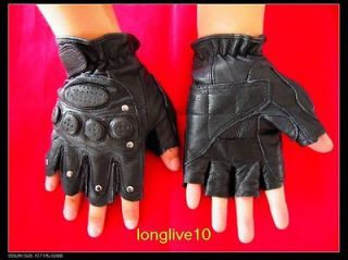 SWAT Airsoft Paintball Gloves Tactical Gear Leather Half Finger Gloves 