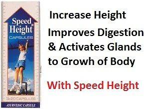 Increase Gain Height with SPEED HEIGHT Herbal Caps GROW TALLER Look 