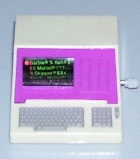 BARBIE ACCESSORY PRE OWNED VINTAGE COMPUTER WINDS UP
