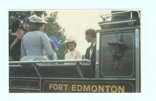 p2430   Princess Diana & Charles in costume Canada   Royalty postcard