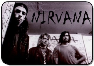 NIRVANA MOUSE PAD 1/4 IN. ROCK BAND HEAVY METAL MUSIC MOUSEPAD