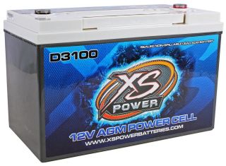   D975 12 Volt Deep Cycle AGM Power Cell Car Battery with 2100 Max Amps