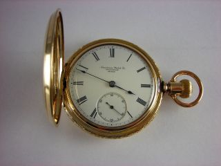 Rare Waltham, American Watch Co. 16s, 1888 model, 19 ruby jewels 