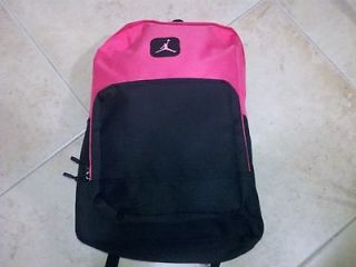 Nike Air Jordan Jumpman Backpack Black/Pink School Bag Rucksack Bolsa 
