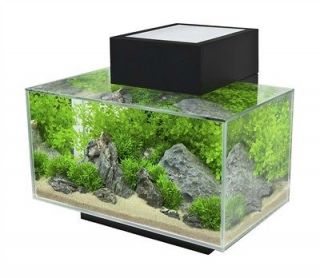 Fluval Edge 6 gallon Aquarium with 21 LED Light Black