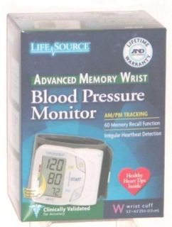 Health   Blood Pressure Monitor   Life Source   Wrist Model UB 512 