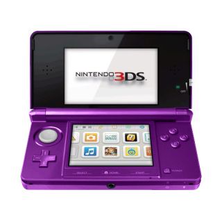 NEW Nintendo 3DS 3D DS Midnight Purple Handheld System Console NTSC