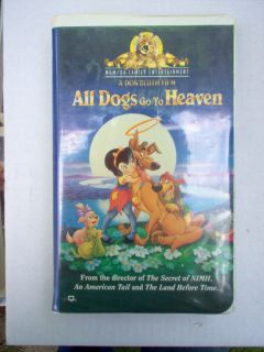 All Dogs Go to Heaven (VHS, 2000, Clam Shell; Family Entertainment 