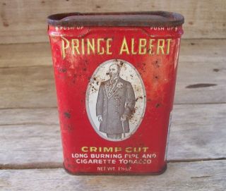 Old Prince Albert Pipe Tobacco Tin Can Full Barcode