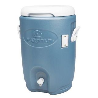 NEW IGLOO MAXCOLD BEVERAGE COOLER (5 GALLON, ICY BLUE)