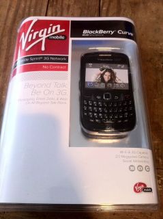 Brand New and Sealed BlackBerry Curve 8530   Black (Virgin Mobile 