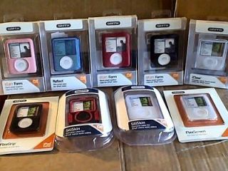 NEW Griffin Cases iPod Nano 3rd Gen 9 Styles 6 COLORS BUY.99 ea. LOW 