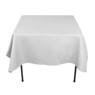 15 Pack 54 x 54 Square Tablecloths 23 Colors 100% Fine Polyester 