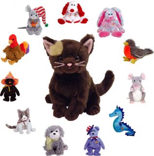 TY BBOM   Beanie Baby of the Month 2005 Set of 12 Different Beanie 