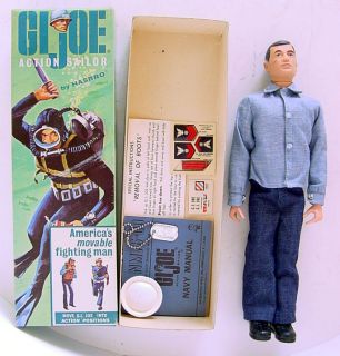 1960s PAINTED HAIR GI JOE ACTION SAILOR BOXED CANADIAN ISSUE?