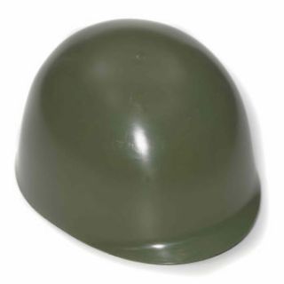 New Military Costume Accessory Army Helmet Olive Green Plastic