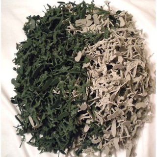1000 Army Men Toy Soldiers. 2 Inches Tall. Green & Gray Colors