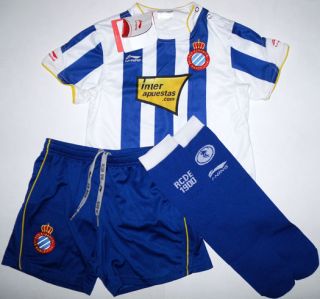 2010/11 Espanyol Full Boys/Baby Kit Football Shirt Soccer Jersey Spain 