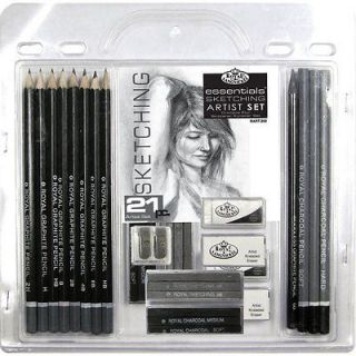   & Langnickel Essentials Sketching Drawing Art Pencil Set 21 Pieces