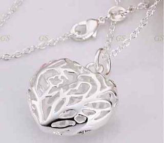 Amazing Silver Heart Necklace  retail price, Great gift, women 