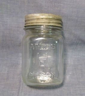 Vintage Atlas Mason Jar With Good Housekeeping See Thru Lid Pint