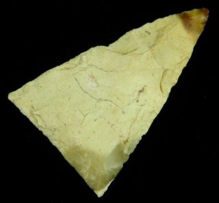 Indian Artifact MADISON Triangle Arrowhead Point 1.22