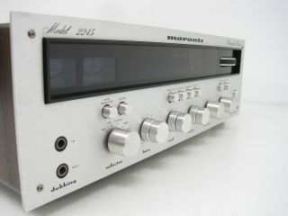   Lengendary Marantz 2245 Vintage Stereo Receiver Silver Face Audio