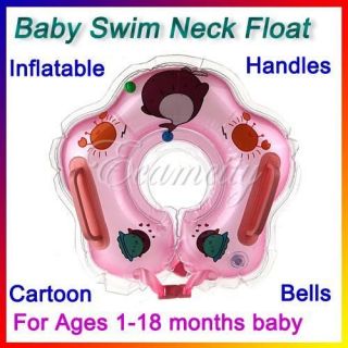 Baby Neck Float Ring Safe Pools Infant Swimming for Bath Inflatable 