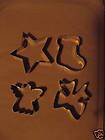 Cookie Cutters. 4 Holiday Themed. New.