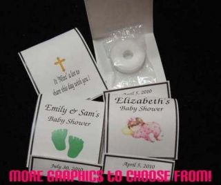 Baby Shower ~ Mint Book Mintbook Cover Candy Wrappers Party Favors 