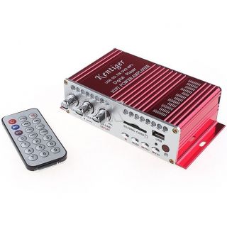 NEW DC12V 2*20W USB SD DVD  Player Vehicle Motorcycle Car Power 