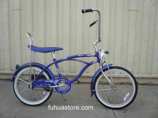 20 Lowrider Beach Cruiser Bicycle Bike Banana seat Hero Blue