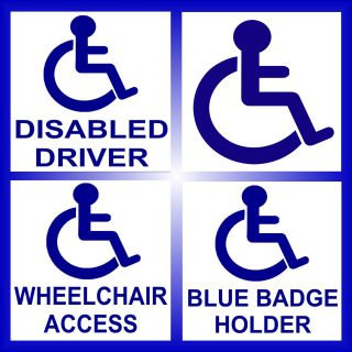   Pack Wheelchai​r Access Driver ​Blue Badge Mobility​ Disability