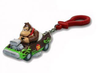Mario Kart Clip Keychain / Keyring by Banpresto   Donkey Kong