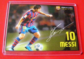 Leo Messi Lionel Barcelona #10 FC Football Best Player Barca Autograph 