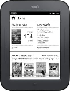 NEW  NOOK Simple Touch eReader 2GB, Wi Fi, 6in   Black