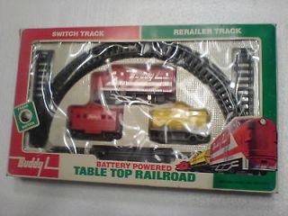 Buddy L Train Set battery operated vintage 1977 Table Top Railroad