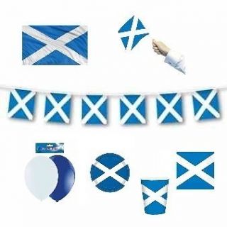 SCOTLAND (Scottish) FLAGS/BANNERS & BALLOONS(Party Decorations){fixed 