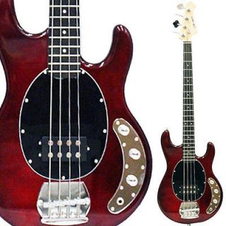   Tech Classic 4 Strings Electric Bass Guitar   Metallic Red   BRAND NEW