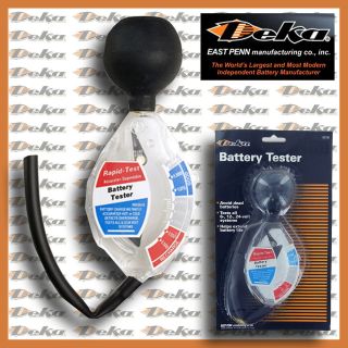 Deka Battery Tester 6, 12, & 24 Volt Rapid Test