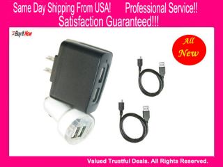  AC Charger+Car Adapter For  Nook Color Tablet BNRP5 1900