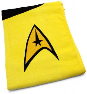 STAR TREK KIRK, SPOCK, SCOTTY BEACH TOWELS AWESOME ITEM NEW AND IN 