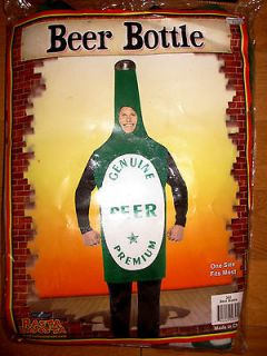 Genuine Premium Beer Bottle Costume. One Size Fits Most